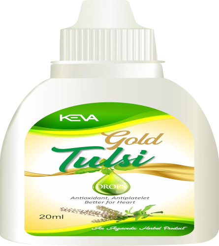Keva Gold Tulsi Drops - 20ml (pack of 2) free shipping