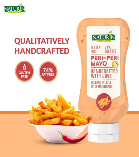 Naturin Peri Peri Mayo – Hot & Sweet Eggless Mayonnaise 290g Jar