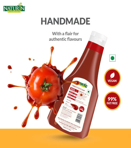 Naturin Tomato Ketchup - Sweet & Tangy Gluten Free Sauce 400gm x 2 pack -free ship