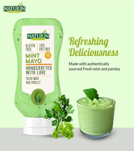 Naturin Mint Mayonnaise 290gm (pack of 2) free shipping
