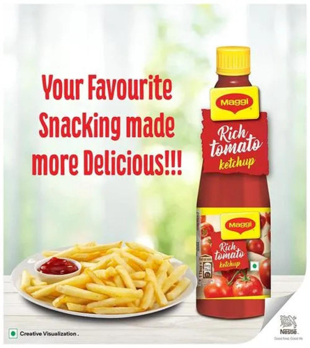 Maggi Rich Tomato Ketchup, 500g Bottle - free ship