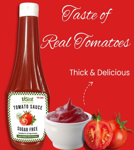 VIStevia Sugar-free Tomato Sauce, Ketchup 540gm - free ship