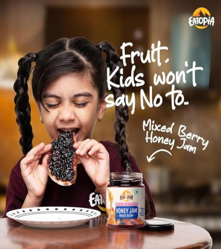 Eatopia Sugar Free Mixed Berry Honey Jam 240gm (free shipping)