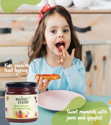 Mix Fruit Jam for Kids and Adults - (220g) (free shipping)