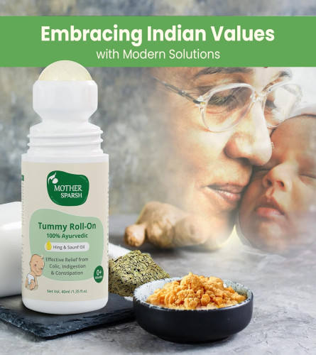Mother Sparsh Tummy Roll On For Baby 40 ml (Pack of 2)