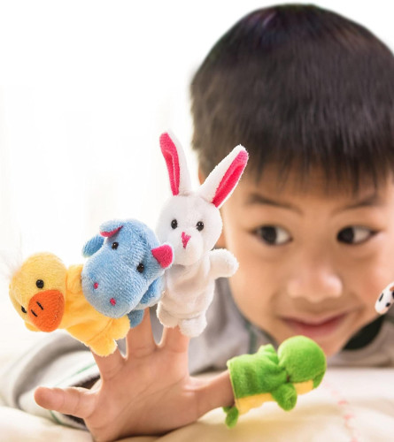 House of Quirk Animal Finger Puppets - Set of10 - free shipping