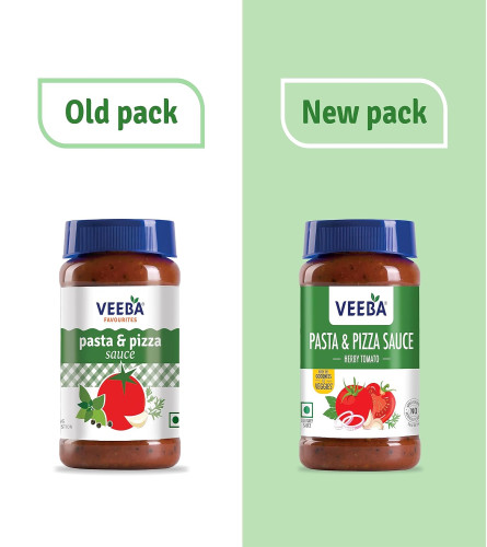 Veeba Pasta & Pizza Sauce - Herby Tomato (525 grams) - free shipping