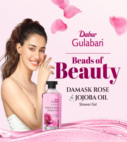 Dabur Gulabari Shower Gel-Damask Rose & Jojoba Oil - 250 ml