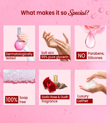 Dabur Gulabari Shower Gel-Himalayan Rose & Oudh - 250 ml
