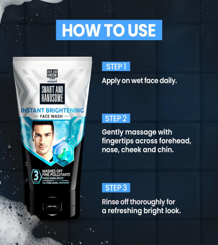 Smart And Handsome Face Wash 150gm - free shipping