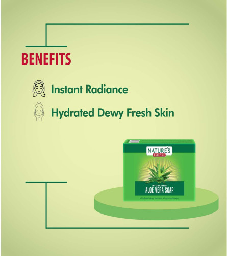 Nature's Essence Hydrating Aloe Vera Soap 75 Gm (Pack of 3)