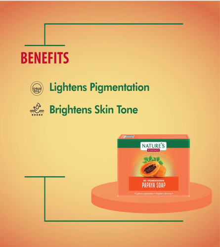 Nature's Essence De-Pigmentation Papaya Soap 75 Gm (Pack of 3)