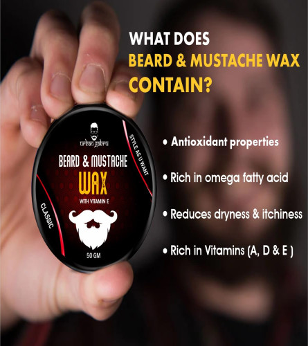 UrbanGabru Beard & Mustache Wax (50 gm) - free shipping