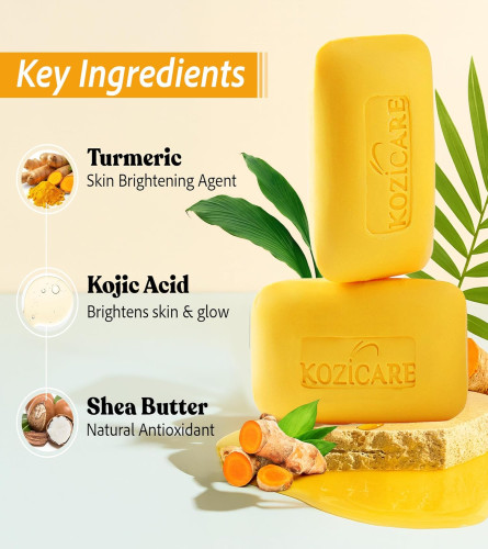 Kozicare Skin Whitening Haldi Soap 75 Gm (Pack of 3)