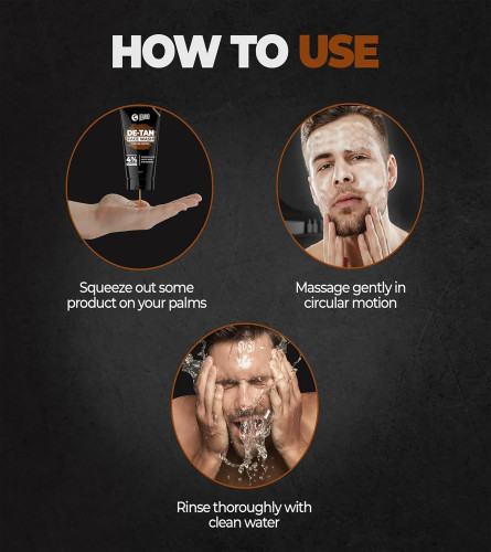 BEARDO DeTan Face Wash for Men, 100ml (pack of 2) - free shipping