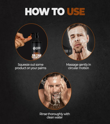 BEARDO DeTan Face Wash for Men, 200ml - (free shipping
