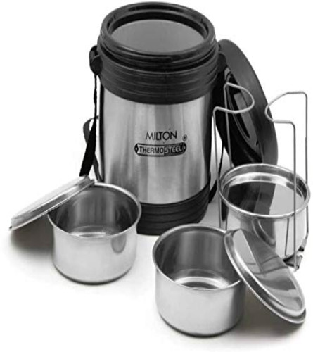 Milton Thermosteel Legend 3 Container Stainless Steel Lunch Box 690 ml