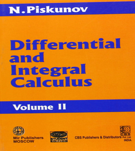 Differential And Integral Calculus, Vol 2 (Pb) [Paperback]