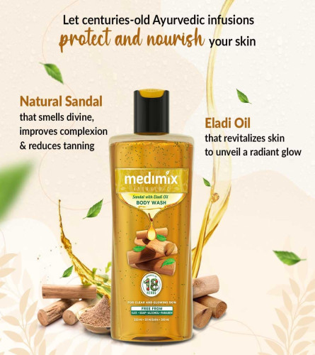 Medimix Ayurvedic Body wash Sandal With Eladi Oil 300 ml