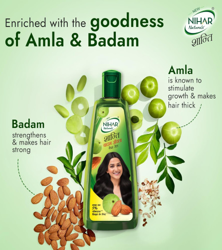 Nihar Naturals Shanti Amla Badam Hair Oil 500 ml