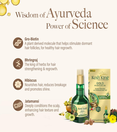 Kesh King Gold Ayurvedic Hair Oil 300 ml