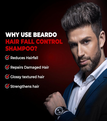 Beardo Hair Fall Control Shampoo For Men, 250 ml - free shipping