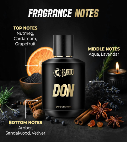 Beardo Perfume For Men - Don, 50ml - free shipping