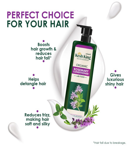 Kesh King Organic Rosemary Conditioner 200 ml (Pack Of 2)