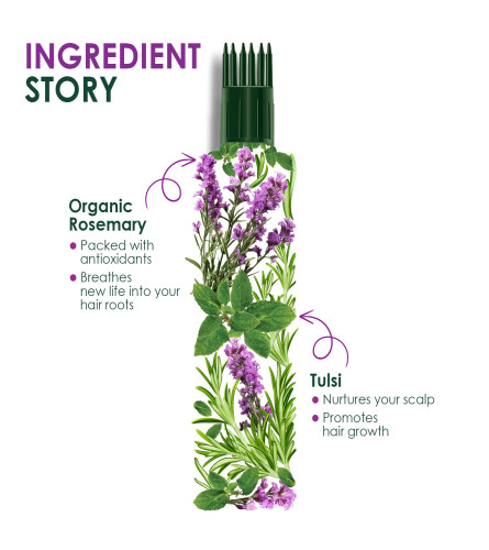 Kesh King Organic Rosemary Oil 200 ml (Pack Of 2)