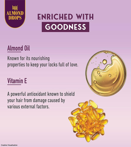 Bajaj Almond Drops Anti Hairfall Shampoo 340 ml