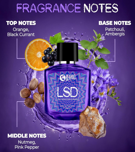 BEARDO Perfume LSD Eau De Parfum 100 ml - free shipping