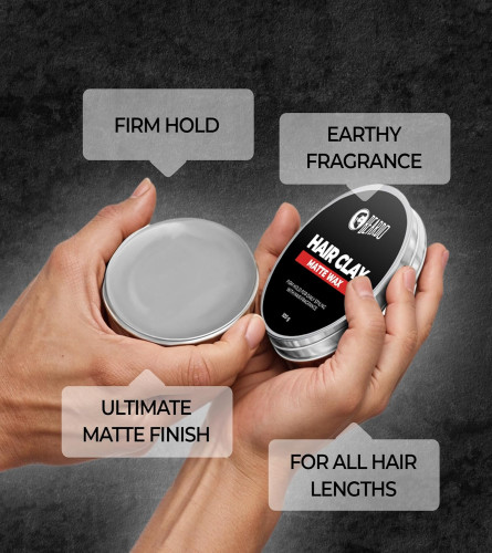 Beardo Hair Clay Wax for Men, 100 gm (free shipping