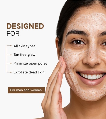 Oshea Herbals Radiance D-Tan Face Scrub 120 gm (Pack of 2)