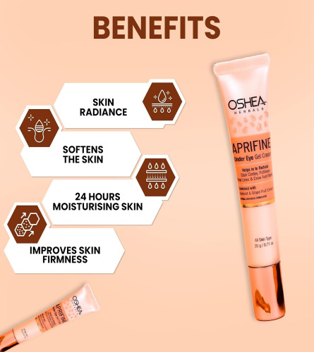 Oshea Herbals Aprifine Apricot Cream For Dark Circle Removal 25 gm (Pack of 2)