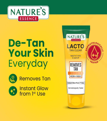NATURE'S ESSENCE Daily De-Tan Lacto Clear 100 g (Pack of 2)