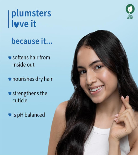 Plum Coconut Milk & Peptides strength & shine shampoo | Contains coconut milk, pea peptide