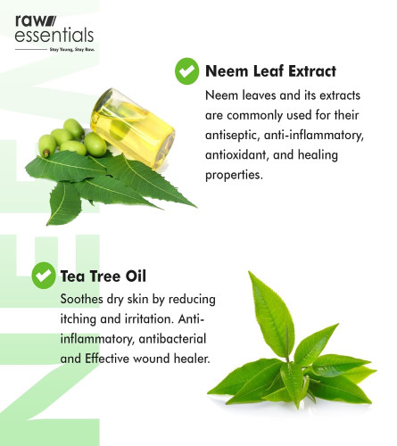 Raw Essentials Neem & Tea Tree Face Wash