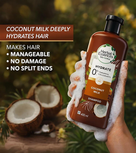 CHAMPÚ Herbal Essences Leche de Coco - Para Hidratación