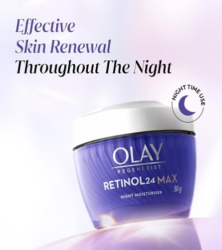 Olay Retinol24 Max Anti-Ageing Night Cream, Fragrance-Free