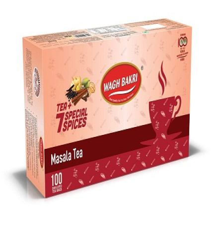 Wagh Bakri Té Masala 200 g – 100 Bols de Té de 2 g