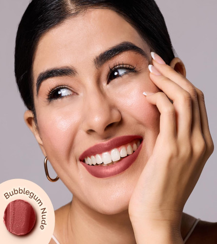 Mamaearth Moisture Matte Longstay Lipstick Bubblegum Nude - 2 G