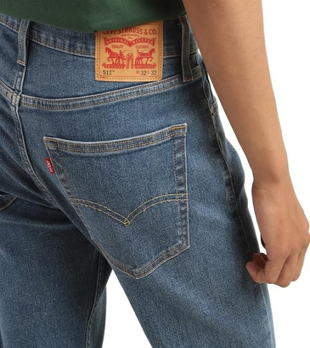 Levi's Men's 511 Slim Tapered Fit Mid Rise Jeans