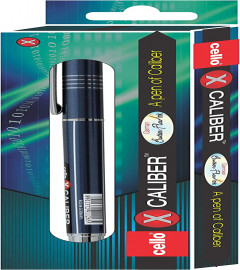 Cello X-Caliber Ball Pen - Pack of 10 (Blue)