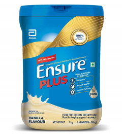 Ensure Plus Powder - 1 Kg (Vanilla), Blue  (Free shipping worldwide)