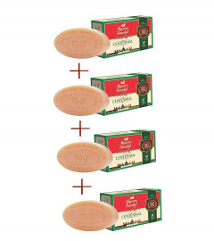 Mysore Sandal Centennial Bathing Soap, 400 g (Pack of 4) (Free Shipping Worldwide)