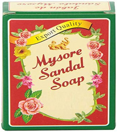 Mysore Sandal Bathing Soap With Sandalwood Oil 75 Gm X 6 Pack (Free Shipping Worldwide)