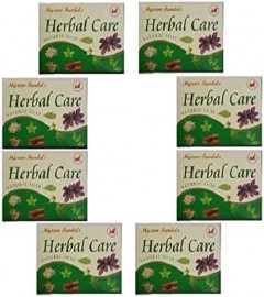MYSORE SANDAL Herbal Care Natural Soap (100 gm, Count: 8) Free Shipping Worldwide