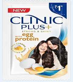 Clinic Plus Strong and Shiny Shampoo Sachet (6ml) - Pack of 192 Sachets (Free Shipping Worldwide)