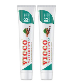 Vicco Vajradanti SF(Sugar Free) Paste-160g-Pack of 2 (Free Shipping Worldwide)