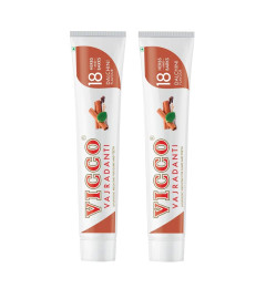 Vicco Vajradanti Paste in Dalchini Flavour - 160g - Pack of 2 (Free Shipping Worldwide)